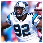 Reggie White with the Panthers