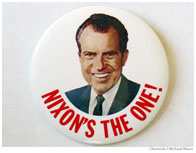 Richard Nixon presidential campaign button