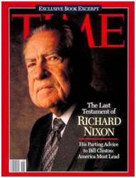 Nixon on the cover of TIME Magazine