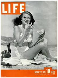 Rita Hayworth cover of LIFE Magazine