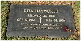 Rita Hayworth grave