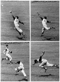 Roberto Clemente Catching Ball