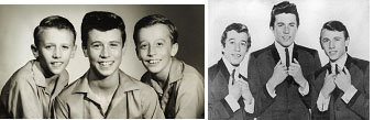 Robin Gibb and his brothers