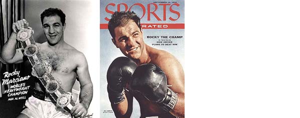 Rocky Marciano on the cover of sports illustrated