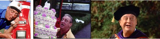 Rodney Dangerfield appearing in Caddyshack, Easy Money and Back to School