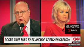 Roger Ailes and Gretchen Carlson