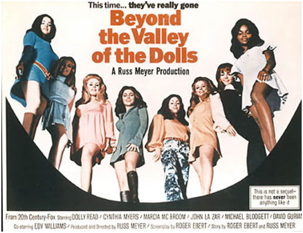 Beyond the Valley of the Dolls movie poster