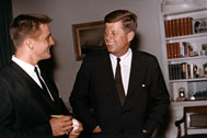 Roger Maris with JFK