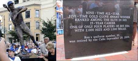 Ron Santo statue