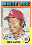 Ron Santo Whitesox baseball card