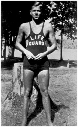 Ronald Reagan lifeguard photo