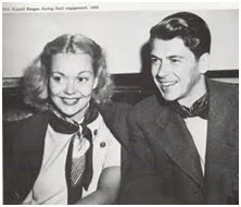 Ronald Reagan with Jane Wyman