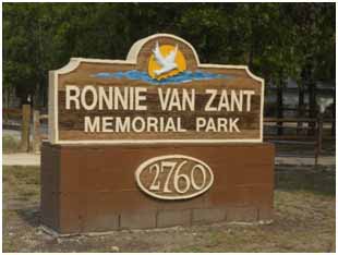 Ronnie Van Zandt Memorial Park in Lake Asbury, Florida