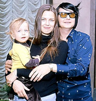 Roy Orbison with Barbara Jakobs and their son
