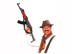 Saddam Hussein Guns