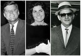 J.F.K., Judy Campbell, and Sam Giancana