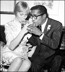 Sammy Davis Jr. and May Britt