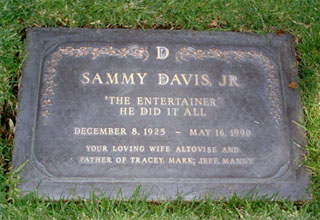 Sammy Davis Jr. grave