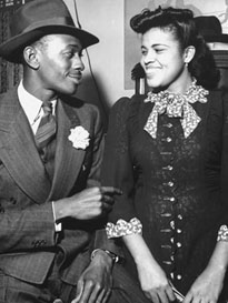 Satchel Paige and Janet Howard