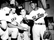 Satchel Paige with the St. Louis Browns