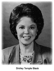 Shirley Temple photo while running for congress