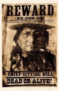 Sitting Bull wanted poster