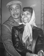 Sonny Liston with his wife
