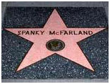 Spanky's star on hollywood walk of fame