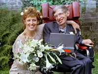 Stephen Hawking and Elaine Mason