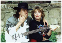 Stevie Ray Vaughan with Lenora Darlene Bailey