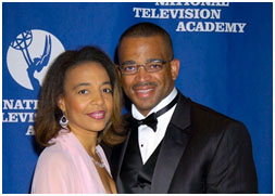 Stuart Scott and his wife