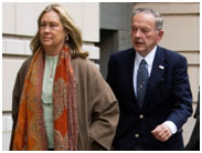 Ted Stevens with his second wife