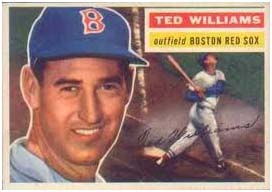 Ted Williams baseball card