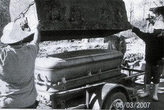 The Big Bopper casket exhumed in 2007