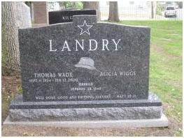 Tom Landry grave