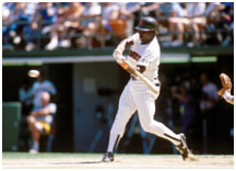 Tony Gwynn playing for the Padres