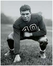 Vince Lombardi as a player for the Fordham Rams