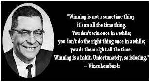 Vince Lombardi quotes about winning