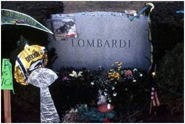 Vince Lombardi's grave site
