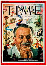 Walt Disney on the cover of Time Magazine