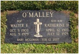 Walter O'Malley grave