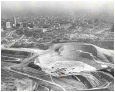 leveled hills of chavez ravine