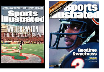 Walter Payton on cover of Sports Illustrated