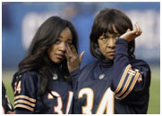 Walter Payton's family at his funeral