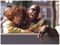 Whitney Houston with Bobby brown