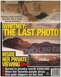 Whitney Houston - dead in bath tub