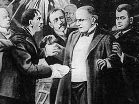 William McKinley getting shot