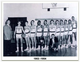 Wilt Chamberlain high school team photo