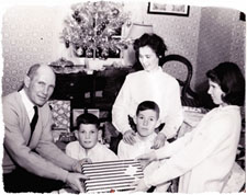 Y.A. Tittle and family