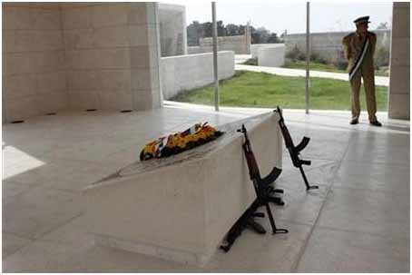 Yasser Arafat's burial site